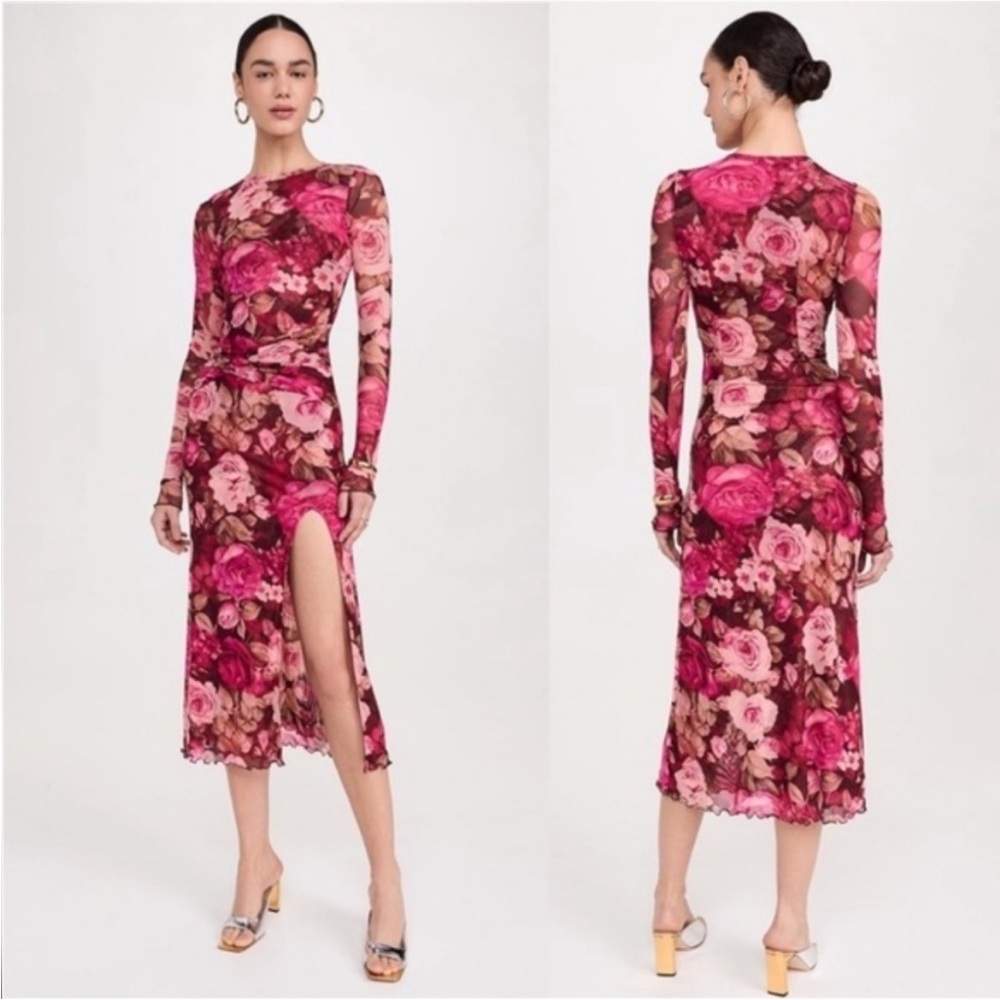 Free people Floral Long Sleeve Dress